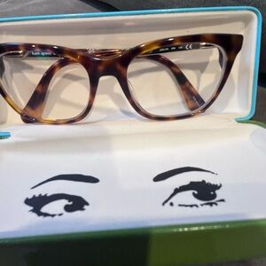 Kate Spade Tortoise Shell Glasses (with lenses)